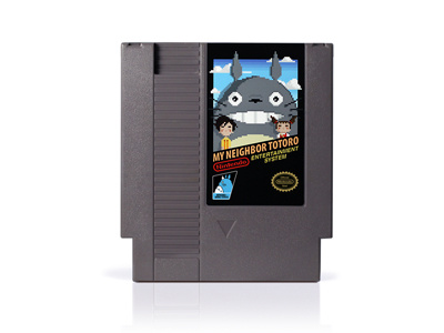 My Neighbor Totoro NES art cart 72 pins 72pins cartridge miyazaki nes nintendo retro totoro