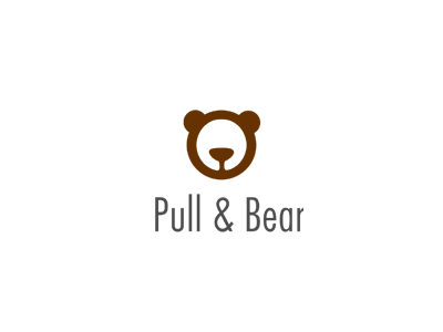 Pull and bear bear brand clothes communication agency fashion logo logo design logo designer pavel surovy pull bear store symbol