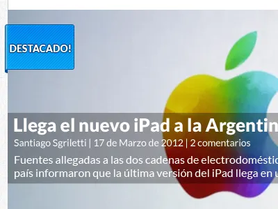 Featured post, revised blog destacado featured featured post ribbon