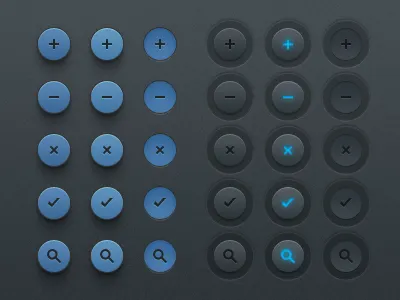 Simple Button UI (PSD) button ui buttons design freebies photoshop resource ui ux vector
