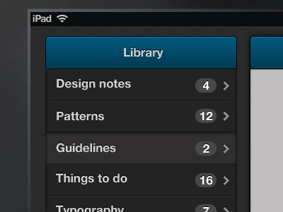 List2 app dan heelatch interface ipad maitland ui user