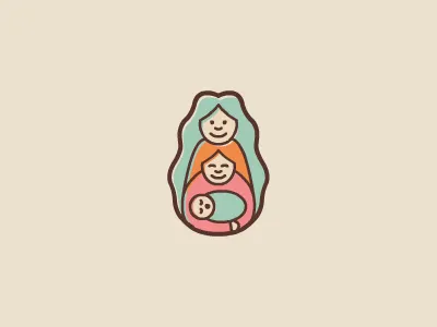 Pachamama Doula baby design doula earth logo midwife mother mum pachamama