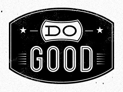 Do Good logo mark type