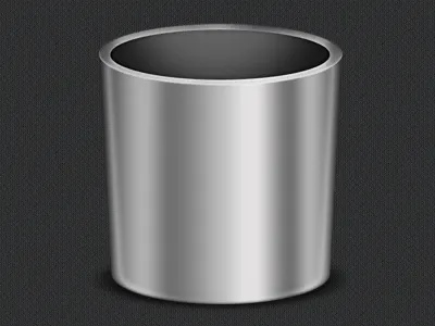 Trashcan basket icon metal trashcan