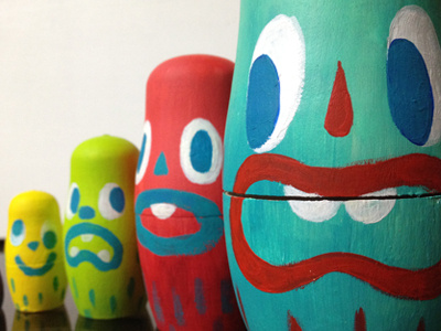 Matryoshka. acrylic character matryoshka