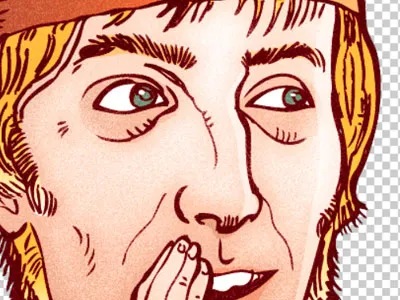 Wall Street Journal Illo Detail face illustration wsj