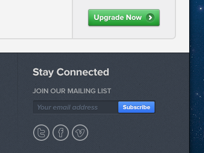 footer footer subscribe upgrade