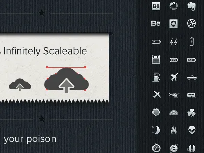Uicons Update glyph icon iconography set typeface