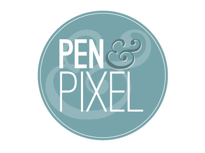 Pen & Pixel logo branding logo