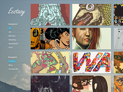 Ecstasy Theme out of the box theme themeforest unique wordpress