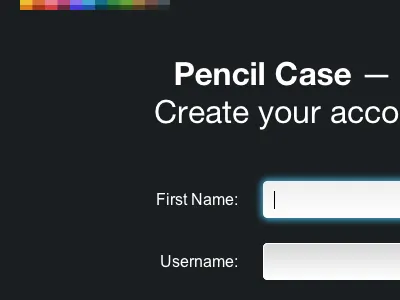 Pencil Case Sign Up pencil case sign up