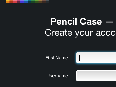 Pencil Case Sign Up pencil case sign up