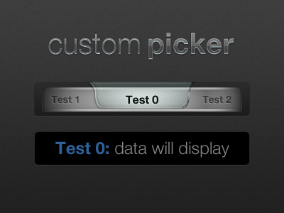 Picker custom picker horizontal picker ios ios picker picker selection