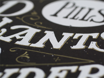 Vices: Plants pills plants potions powder prints silk screen vices