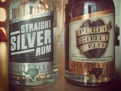 Bottle Shots hand lettering illustration labels liquor packaging rum