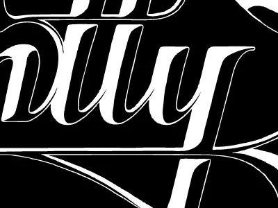 Chröme chrome coffee made me do it hand drawn lettering script simon ålander typography