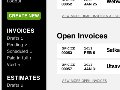 Navigation Portion web wip