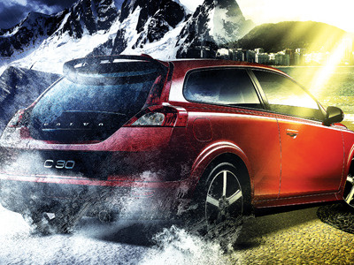 Winter and Summer beach car red rio de janeiro snow summer sun winter