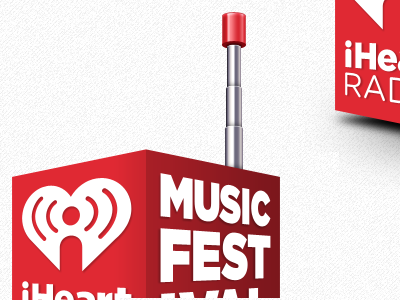 i ♥ Cube antenna chrome cube festival icon logo radio red