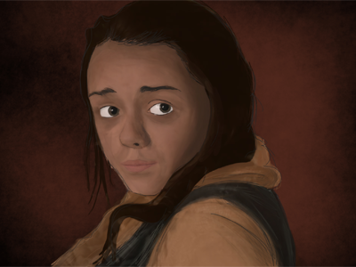 Arya Stark game of thrones ipad jot pro procreate