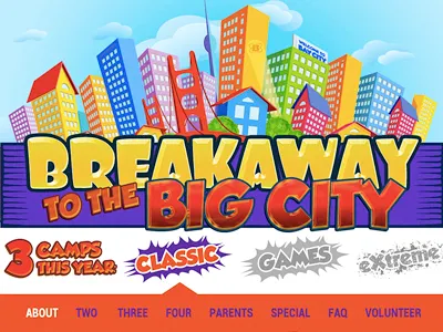 Breakaway Web Header city header kids web