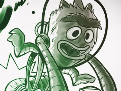 Brobee Quick Shading brobee character design fun monster shading sketch yo gabba gabba