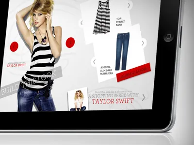 Retail App UI app concept design tablet ui