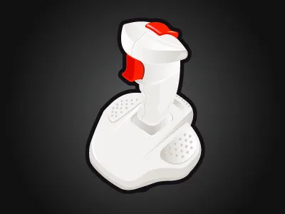 Joy art clipart game joy joystick retro vector video