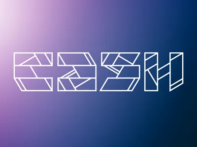 Cash exploring lettering typography vector wallpaper