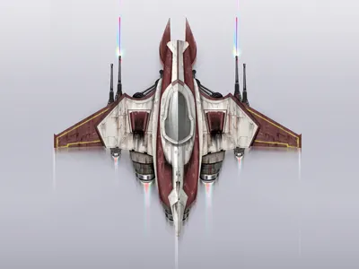 Space Shooter concept game illustration ios iphone ship shooter space