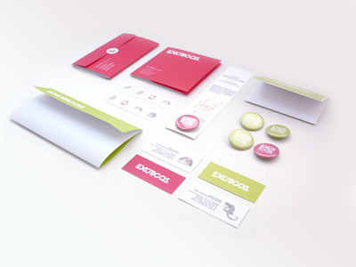 exóticos. branding identity