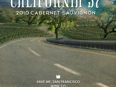 Train Cabernet 2 label packaging wine
