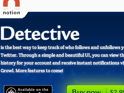 Detective website app app store detective follower following mac new twitter