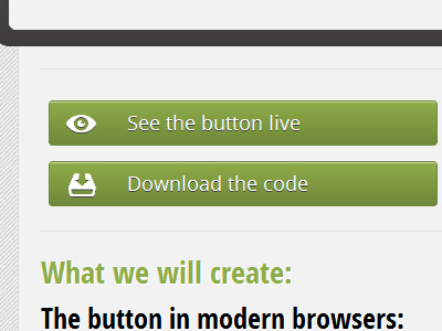 Buttons on my blog buttons css3 entypo