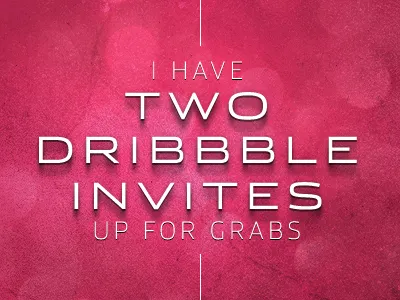 Two Dribbble Invites Available available dribbble free invite mary poppins pink