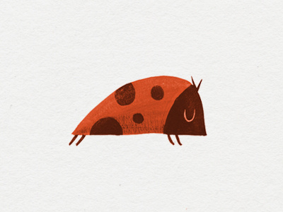 Uppercase Magazine Illustrations animals gouache illustration ladybug print