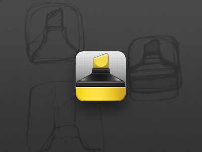 Highlighter highlighter icon ios marker