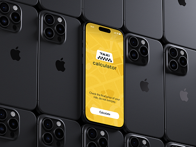 Fair Rides: Taxi Fare Calculator App Design app desing calculator daily life figma mobile mobile app taxi transportation ui user experience ux