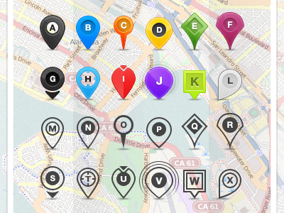 Location Pins location location pins map pins