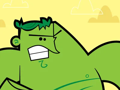 Angry angry green grey