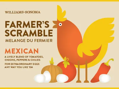 Farmers Scramble breakfast food packaging
