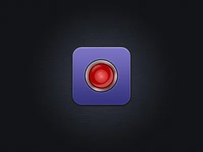 Alarm Icon alarm app border bulb gradient icon iphone light medic metal red retina texture urgencies