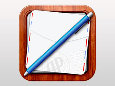 Thank You Pen icon app goals icon illustrator iphone ui vector