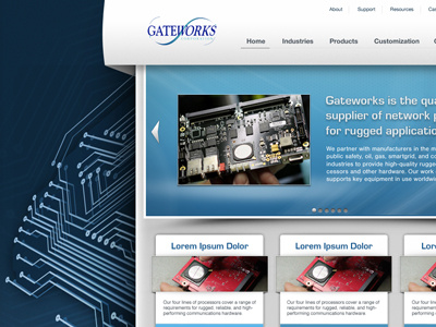 UI Home Page (in progress) design home technology ui
