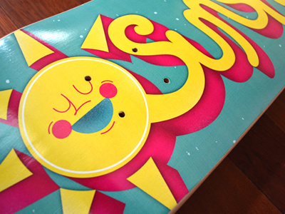 Sunshine Skateboard Printed 2