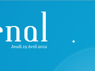 Journal blog css header heading journal