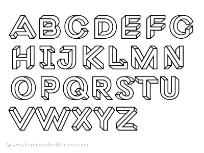 Macula ABC impossible type typeface typography
