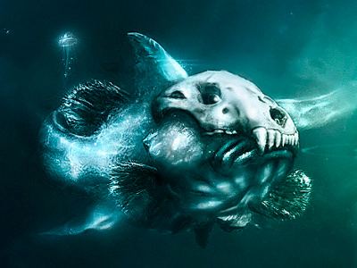 Another World aqua city fish rock turtle underwater water world