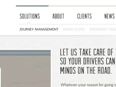 Journey Page - WIP dropdown heading menu texture