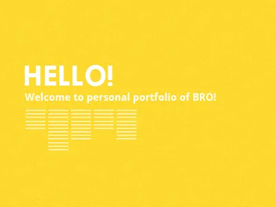 upcoming project banner design dribbble hello project slider upcoming web design website yellow